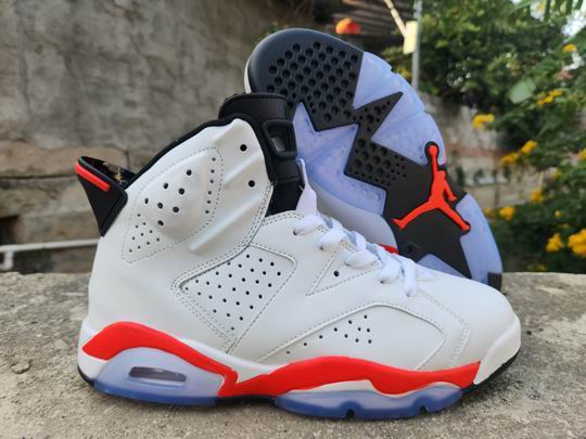 (image for) Air Jordan 6 White Infrared Shoes-34